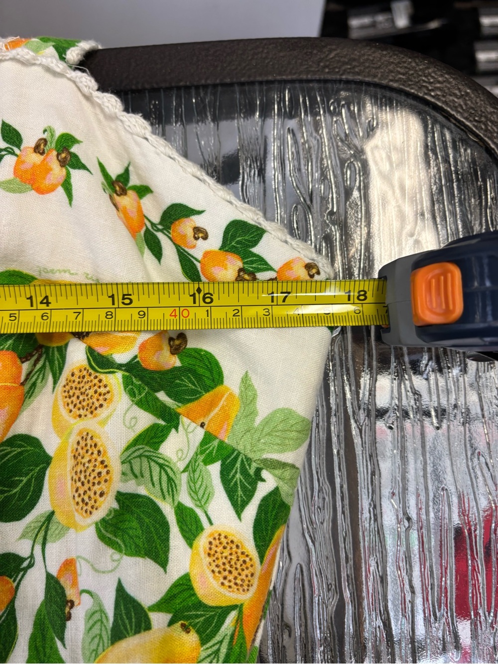 Farm Rio Papaya Salad Scarf Maxi dress - White and Yellow - Picture 14 of 16